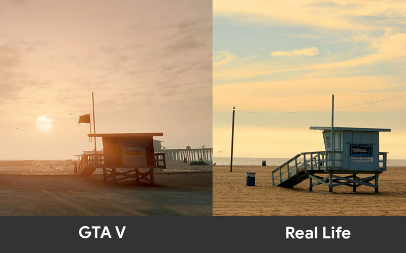 GTA-V-in-Game-Los-Santos-vs-Real-Life-Los-Angeles-tech-news-sinhala